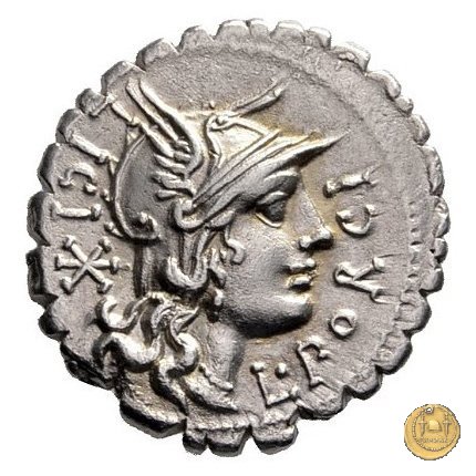 282/5 - denario L. Porcius Licinus 118 BC (Narbo)