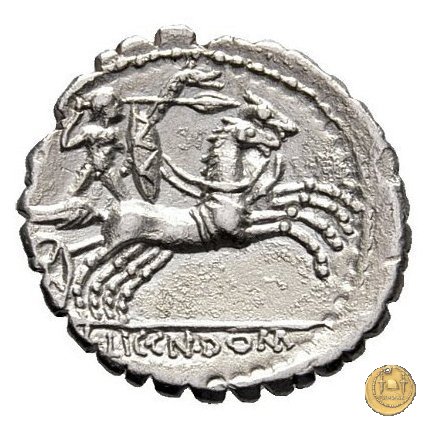 282/5 - denario L. Porcius Licinus 118 BC (Narbo)