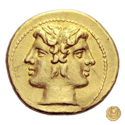 28/2 - (aureo del giuramento) 1/2 Statere 225-212 BC (Roma)