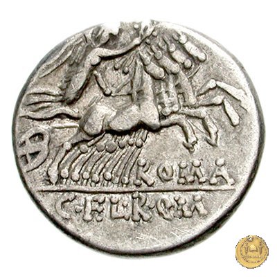 283/1b - denario C. Fabius / L. Roscius / Q. Marcius 118-117 BC (Roma)