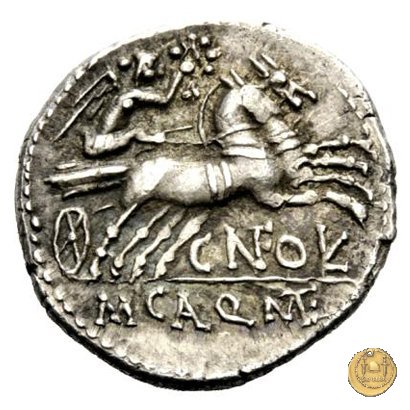 284/1 - denario Cn. Fulvius / M. Calidius / Q. Caecilius Metellus 117-116 BC (Roma)