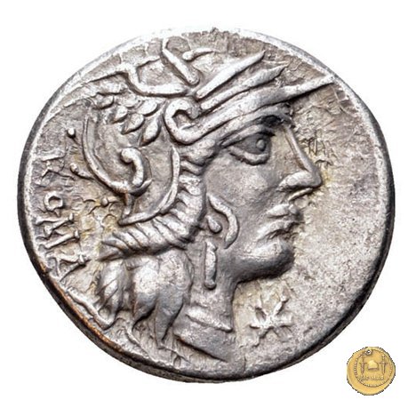 284/1 - denario M. Calidius / Q. Caecilius Metellus / Cn. Fulvius 117-116 BC (Roma)