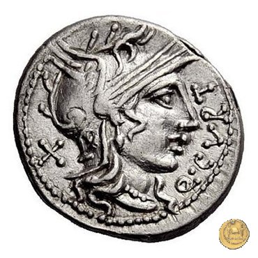 285/2 - denario Q. Curtius / M. Iunius Silanus 116-115 BC (Roma)