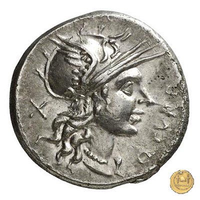 285/2 - denario Q. Curtius / M. Iunius Silanus 116-115 BC (Roma)