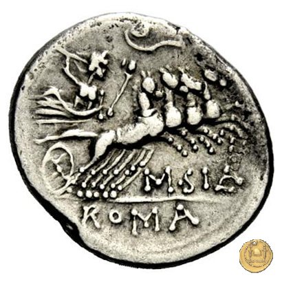 285/2 - denario Q. Curtius / M. Iunius Silanus 116-115 BC (Roma)