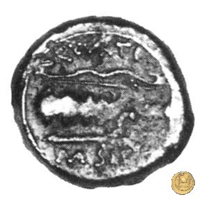285/5 - quadrante Cn. Domitius / Q. Curtis / M. Silanus 116-115 BC (Roma)