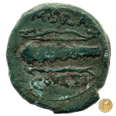 285/5 - quadrante Cn. Domitius / Q. Curtis / M. Silanus 116-115 BC (Roma)