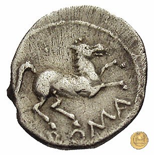28/5 - litra (diobolo) 215-212 BC (Spagna)