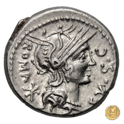 286/1 - denario M. Sergius Silus 116-115 BC (Roma)