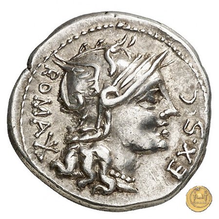 286/1 - denario M. Sergius Silus 116-115 BC (Roma)