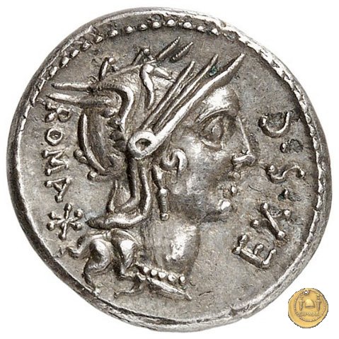 286/1 - denario M. Sergius Silus 116-115 BC (Roma)