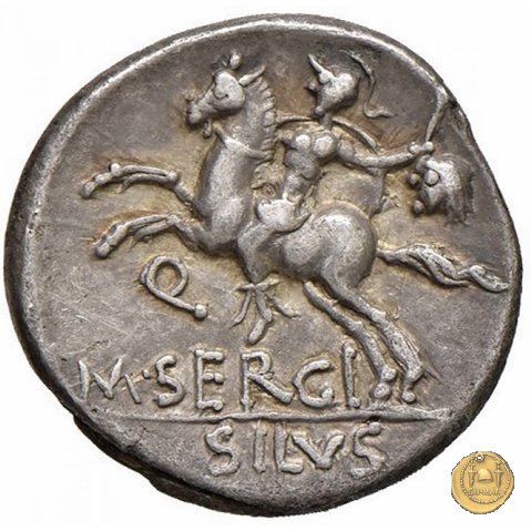 286/1 - denario M. Sergius Silus 116-115 BC (Roma)