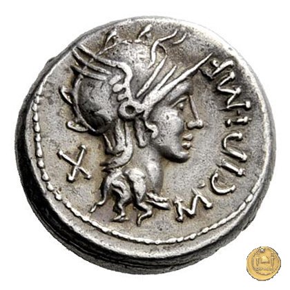 289/1 - denario M. Cipius M.f. 115-114 BC (Roma)