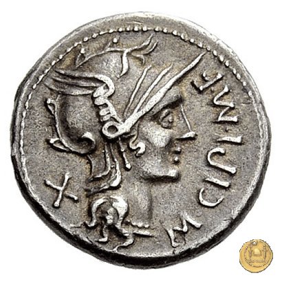 289/1 - denario M. Cipius M.f. 115-114 BC (Roma)