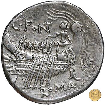 290/1 - denario C. Fonteius 114-113 BC (Roma)