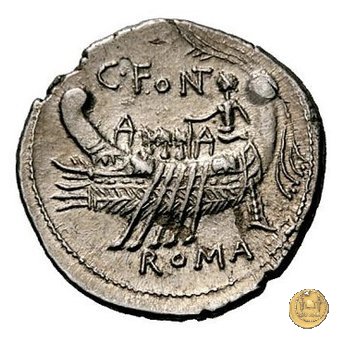 290/1 - denario C. Fonteius 114-113 BC (Roma)