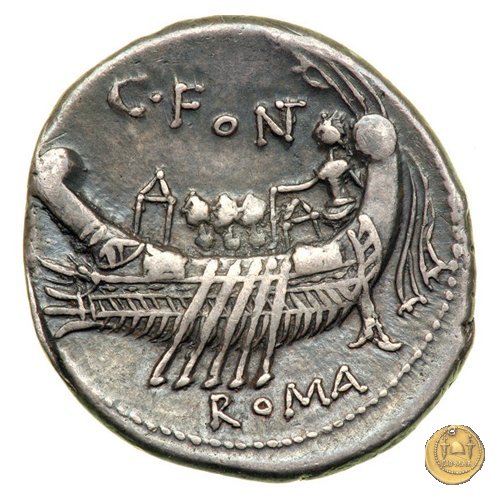 290/1 - denario C. Fonteius 114-113 BC (Roma)