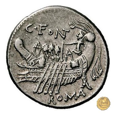 290/1 - denario C. Fonteius 114-113 BC (Roma)