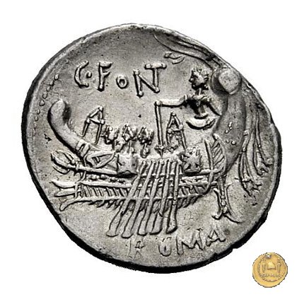 290/1 - denario C. Fonteius 114-113 BC (Roma)