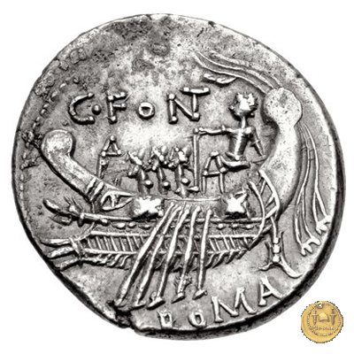 290/1 - denario C. Fonteius 114-113 BC (Roma)