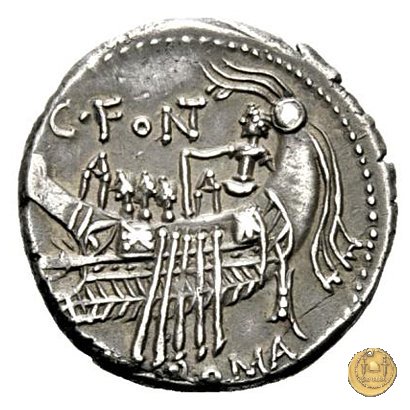 290/1 - denario C. Fonteius 114-113 BC (Roma)