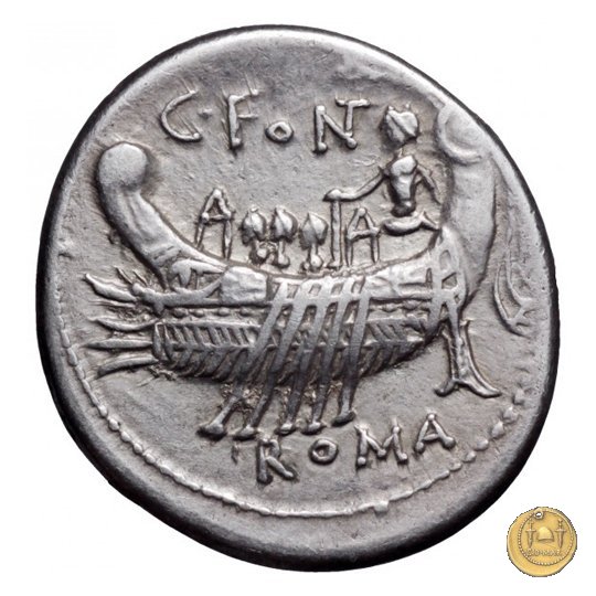 290/1 - denario C. Fonteius 114-113 BC (Roma)