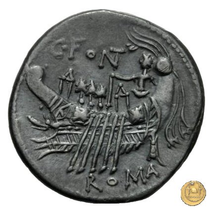 290/1 - denario C. Fonteius 114-113 BC (Roma)