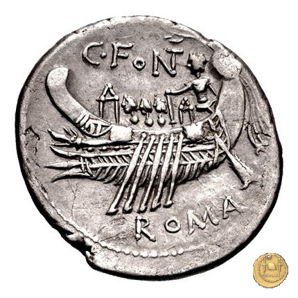 290/1 - denario C. Fonteius 114-113 BC (Roma)