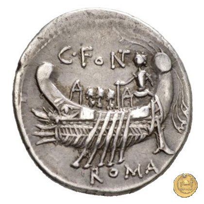 290/1 - denario C. Fonteius 114-113 BC (Roma)