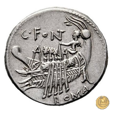 290/1 - denario C. Fonteius 114-113 BC (Roma)