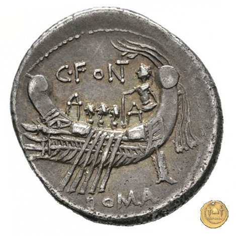 290/1 - denario C. Fonteius 114-113 BC (Roma)