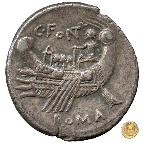 290/1 - denario C. Fonteius 114-113 BC (Roma)