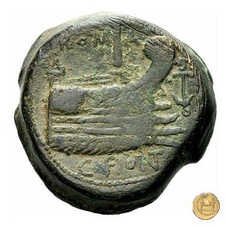 290/2 - asse C. Fonteius 114-113 BC (Roma)