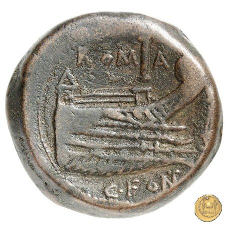 290/2 - asse C. Fonteius 114-113 BC (Roma)