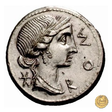 291/1 - denario Mn. Aemilius Lepidus 114-113 BC (Roma)