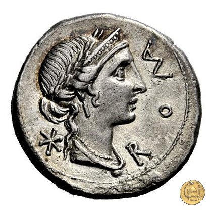 291/1 - denario Mn. Aemilius Lepidus 114-113 BC (Roma)