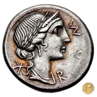 291/1 - denario Mn. Aemilius Lepidus 114-113 BC (Roma)