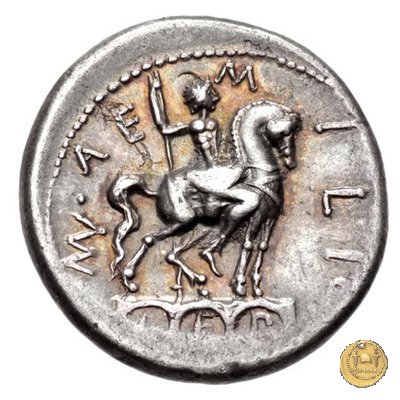 291/1 - denario Mn. Aemilius Lepidus 114-113 BC (Roma)