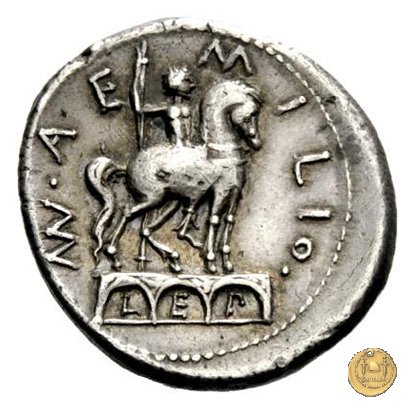 291/1 - denario Mn. Aemilius Lepidus 114-113 a.C. (Roma)