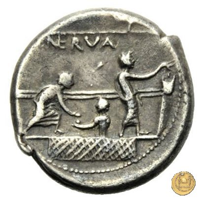 292/1 - denario P. Licinius Nerva 113-112 BC (Roma)