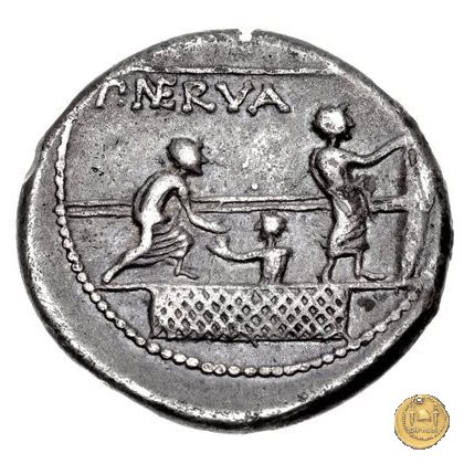 292/1 - denario P. Licinius Nerva 113-112 BC (Roma)