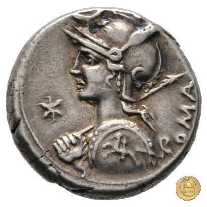 292/1 - denario P. Licinius Nerva 113-112 BC (Roma)