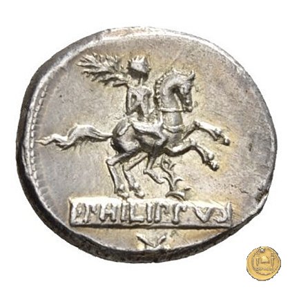 293/1 - denario L. Marcius Q.f.Q.n. Philippus 113-112 BC (Roma)