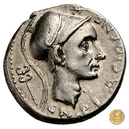 296/1 - denario Cn. Cornelius Blasio 112-111 BC (Roma)