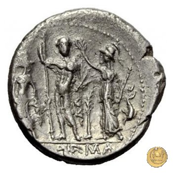 296/1 - denario Cn. Cornelius Blasio 112-111 BC (Roma)