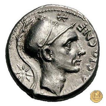 296/1 - denario Cn. Cornelius Blasio 112-111 BC (Roma)