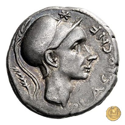 296/1 - denario Cn. Cornelius Blasio 112-111 BC (Roma)