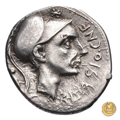 296/1 - denario Cn. Cornelius Blasio 112-111 BC (Roma)