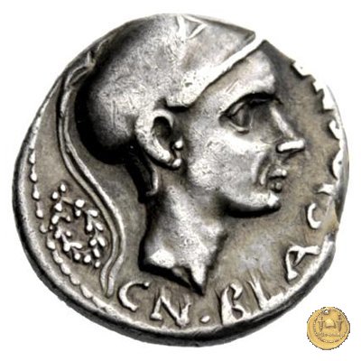 296/1 - denario Cn. Cornelius Blasio 112-111 BC (Roma)