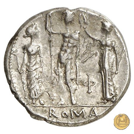 296/1 - denario Cn. Cornelius Blasio 112-111 BC (Roma)